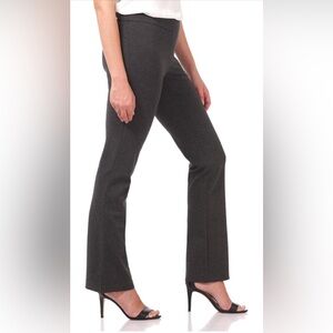 EUC - bootcut pants - charcoal grey - Rekucci - knit secret figure - Size 12